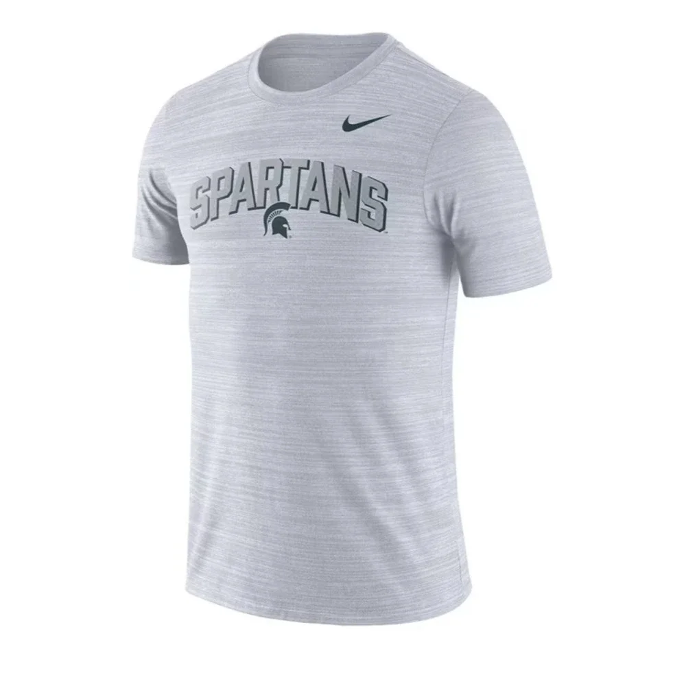 Michigan State Spartans Performance Nike T-Shirt 2XL Gray Athletic Football